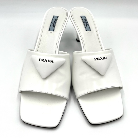 PRADA Leather Sandals - Picture 1 of 9